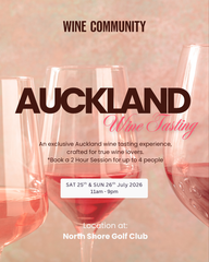 Wine Tasting at Auckland Sunday 26 July 2026