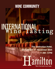 Wine Tasting at Hamilton Saturday 1st November 2025