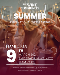 Wine Tasting at Hamilton Saturday 9th March 2024