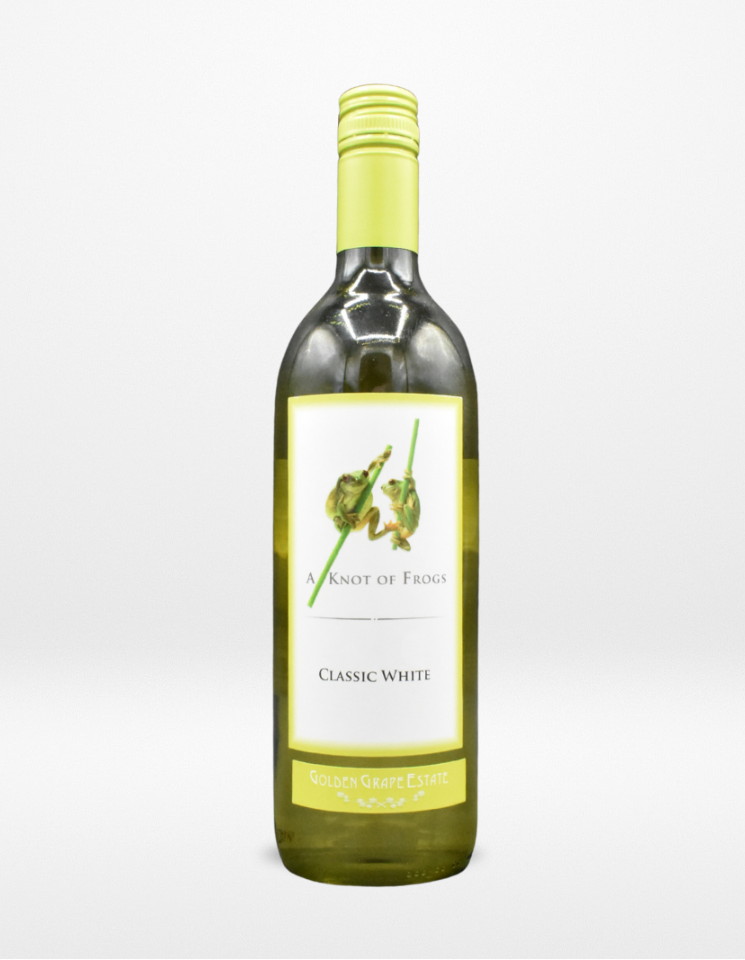 Knot Of Frogs Classic White