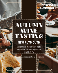 Wine Tasting at New Plymouth Saturday 13th April 2024