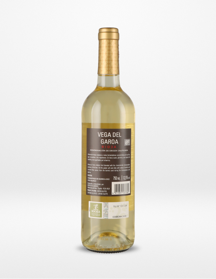2022 Vega Del Garoa Rioja Blanco