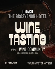 Wine Tasting at Timaru SATURDAY 16 th May 2026