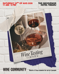 Wine Tasting at Timaru SATURDAY 22 Aug 2026