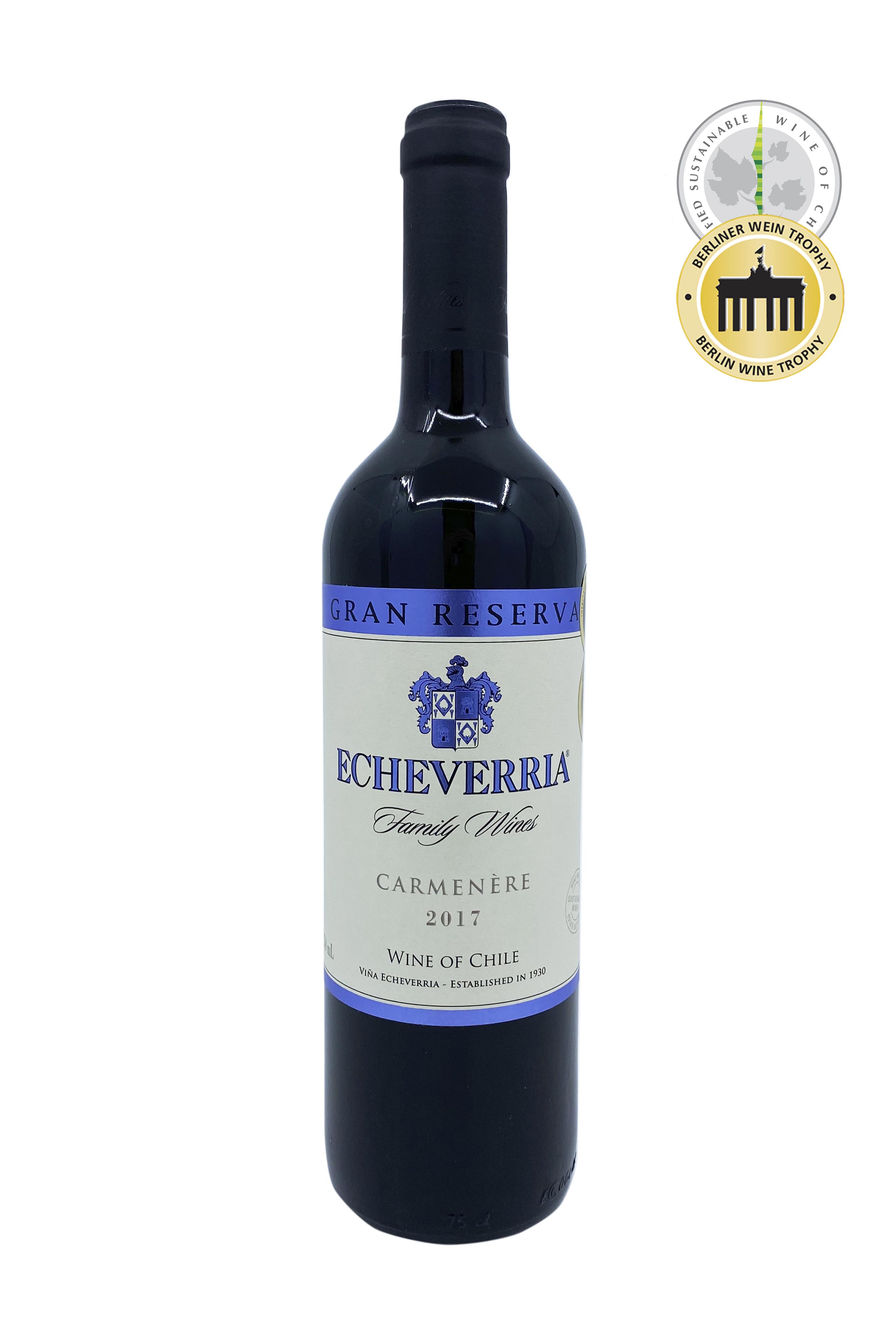 2017 Echeverria Carmenère Gran Reserva