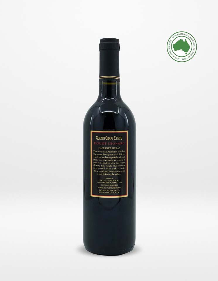 2019 Mount Leonard, Cabernet Shiraz