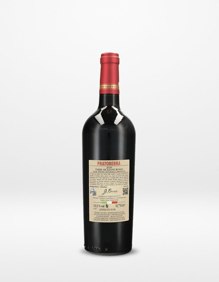 Pratoberra Rosso Terre Siciliane IGT 2020